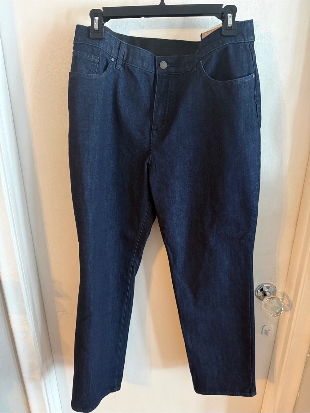 Chicos so sliming 2 slim short size Dark Blue Denim Jeans - Classic Straight Fit
